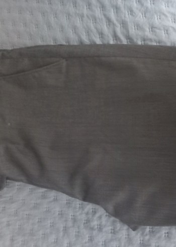 Gri Erkek Düz Düğmeli Takım Ceket - Görsel 3