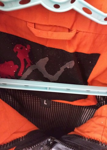 Erkek Gri ve Turuncu Kayak Ceketi 3 en1 içinde polari mevcuttur - Görsel 2