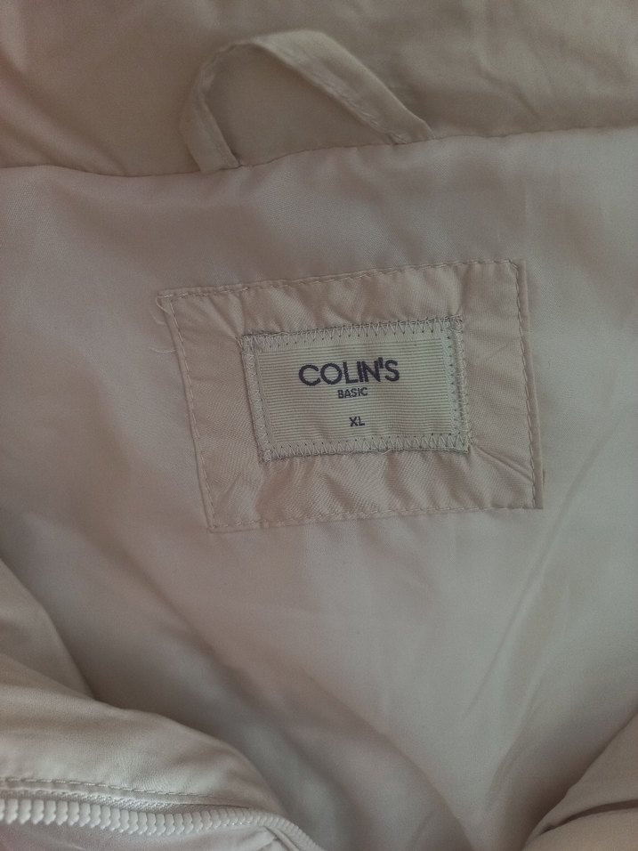 Kırık beyaz Fermuarlı Kadın Kış Montu - Görsel 3