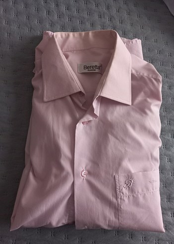 Gri Kısa Kollu Erkek Gömlek - Görsel 4