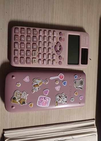CASİO PEMBE HESAP MAKİNESİ ORİJİNAL