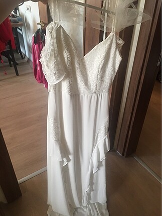 Trendyol & Milla Trendyol kırık beyaz elbise