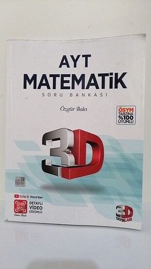 3D Yayınları Ayt Matematik Soru Bankası 