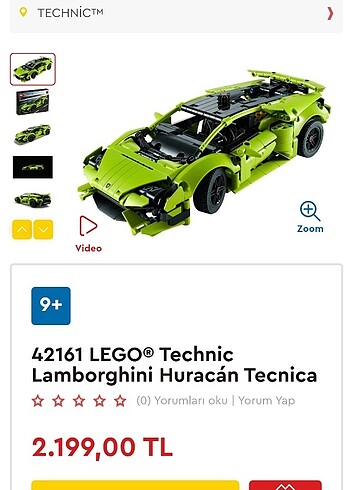 Lamborghini Huracan Lego Technic