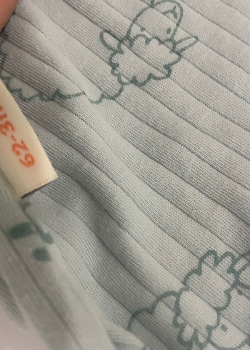 Diğer Pastel Renkli Örgü Desenli Bebek Çıtçıtlı Body