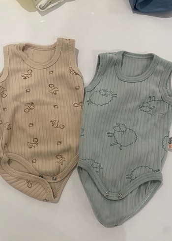 Pastel Renkli Örgü Desenli Bebek Çıtçıtlı Body