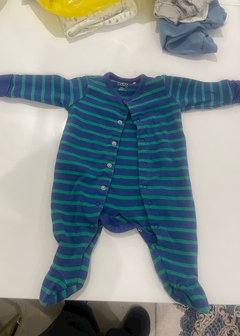 Çıtçıt Lacivert çizgili Bebek Tulum