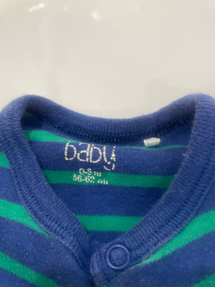 Çıtçıt Lacivert çizgili Bebek Tulum - Görsel 2