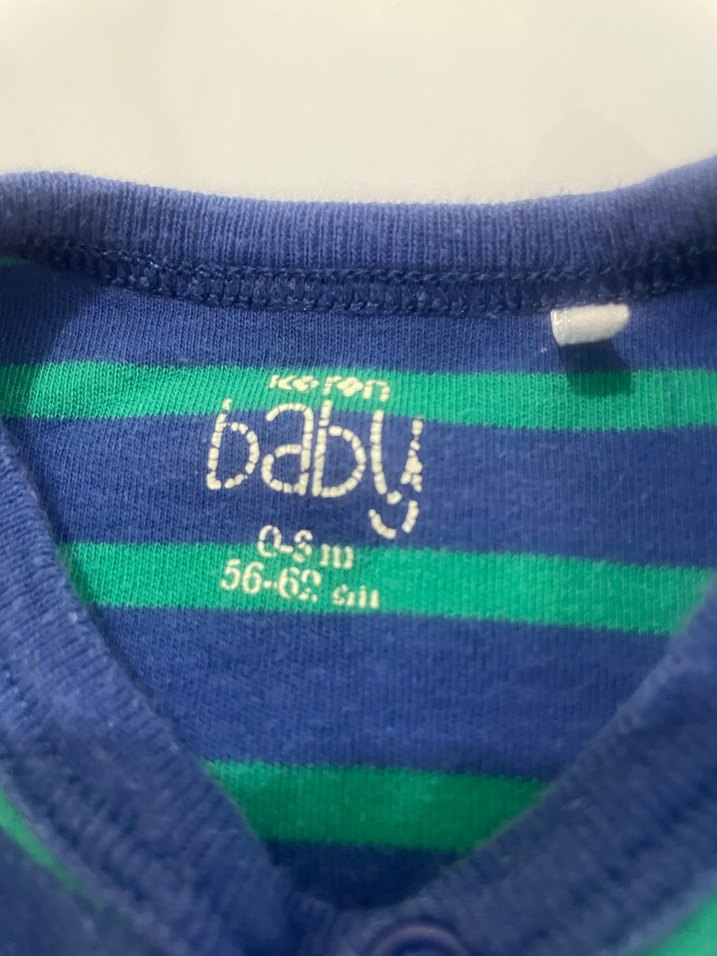 Çıtçıt Lacivert çizgili Bebek Tulum - Görsel 3