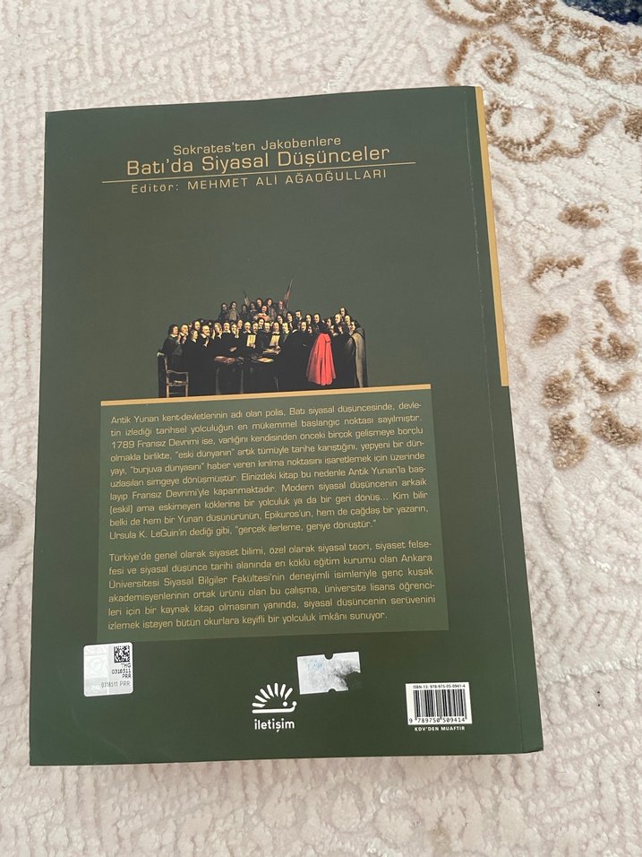 Batı'da Siyasal Düşünceler Kitabı - Görsel 2