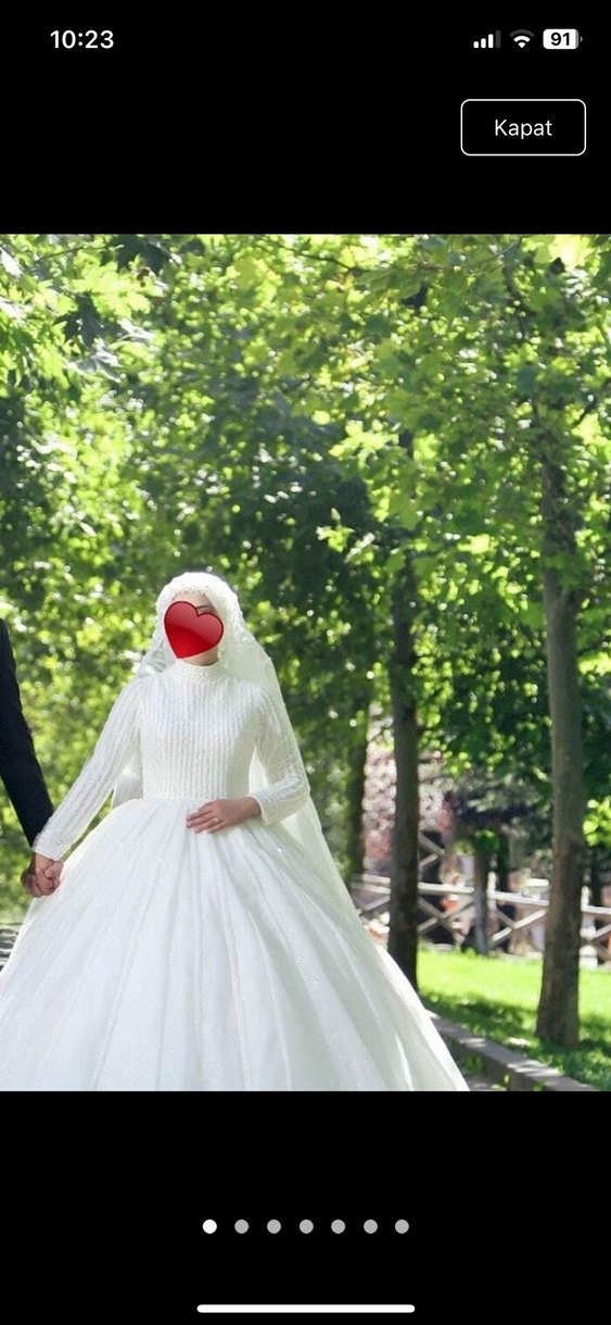 Tesettür Prenses gelinlik - Görsel 3