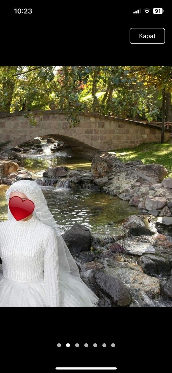 Tesettür Prenses gelinlik - Görsel 4