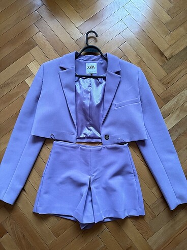 m Beden Zara blazer şort takımı