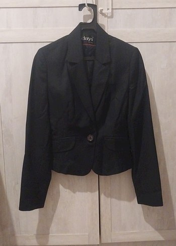 Lacivert Kadın Midi Blazer Ceket