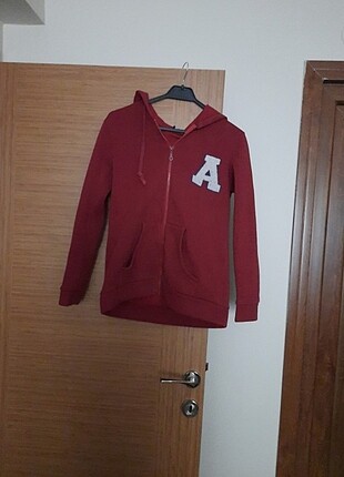 xl Beden Kapşonlu fermuarlı sweat 