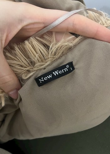 Bej Midi Kadın Suni Kürk Ceket - Görsel 3