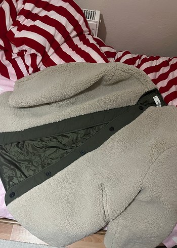 Mango kürklü ceket - Görsel 4