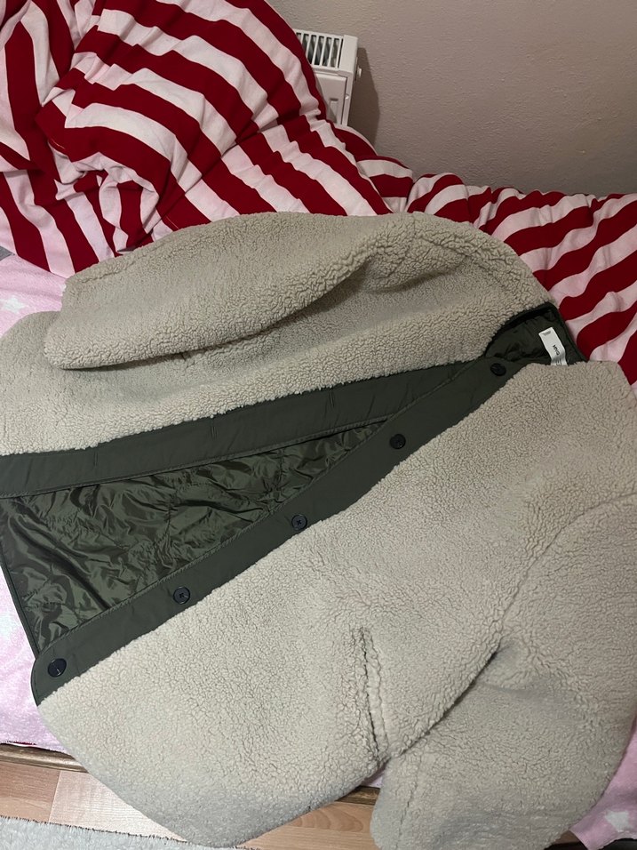 Mango kürklü ceket - Görsel 4