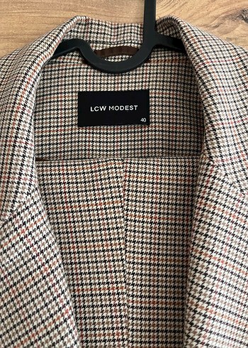 LCW Modest Kahverengi Kadın Blazer takım