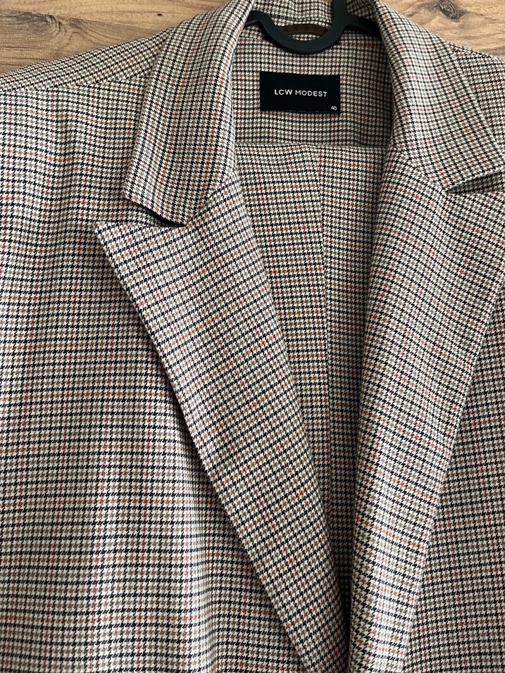 LCW Modest Kahverengi  Kadın Blazer takım - Görsel 5