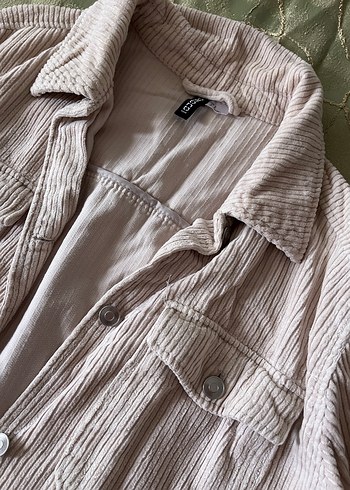 Gri Kadın Midi Ceket, Salaş Kesim - Görsel 5