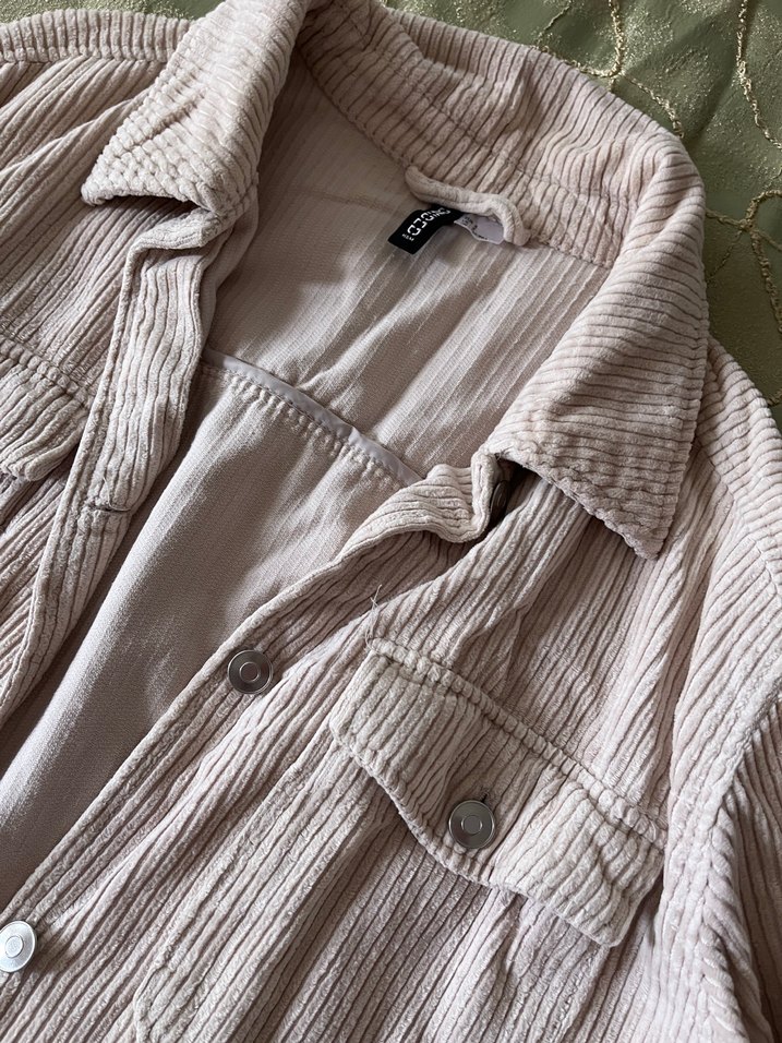 Gri Kadın Midi Ceket, Salaş Kesim - Görsel 5