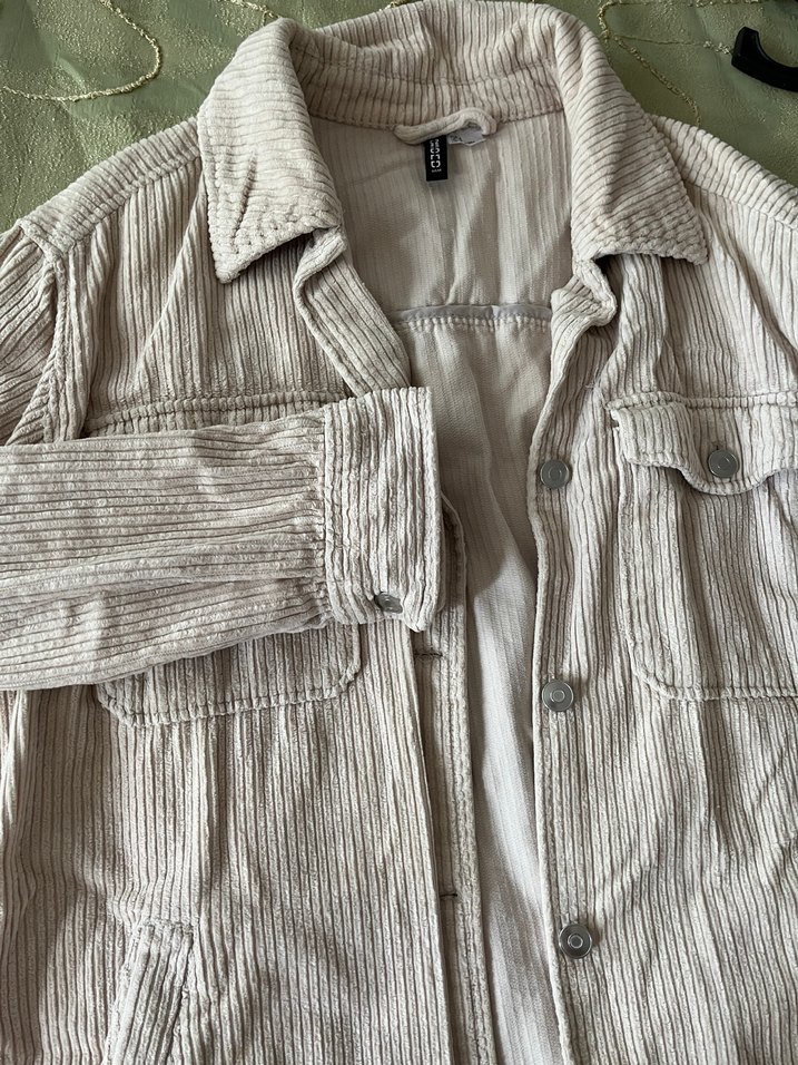 Gri Kadın Midi Ceket, Salaş Kesim - Görsel 3