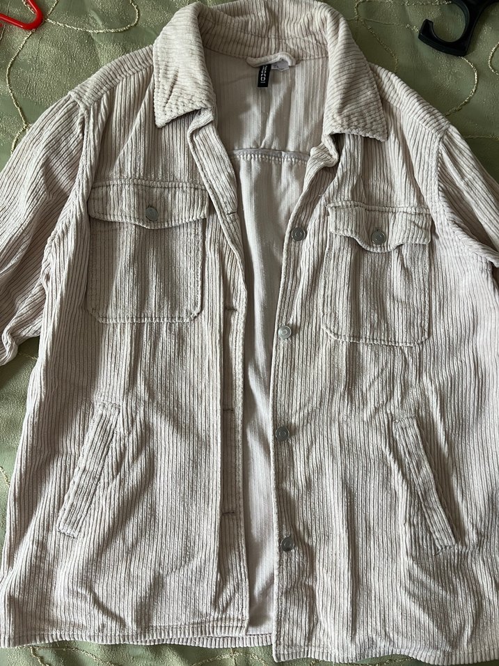 Gri Kadın Midi Ceket, Salaş Kesim - Görsel 4