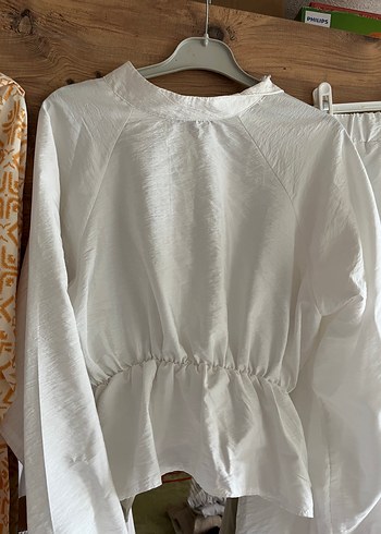 Beyaz tesettür etekli takım - Görsel 3