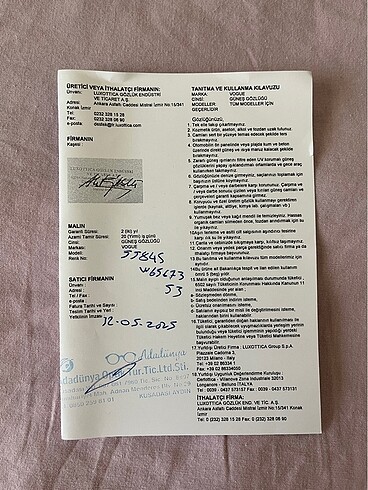 Vogue güneş gözlüğü - Görsel 10