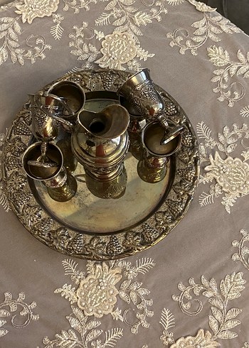 Beden Gümüş Renkli Klasik Çaydanlık Seti