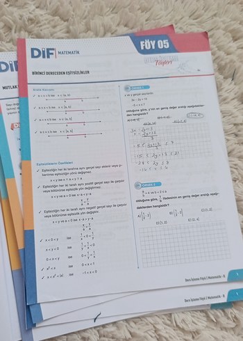 TYT Matematik-B Ders İşleme Föyleri - Görsel 6
