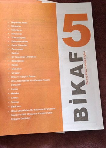 TYT Biyoloji Konu Anlatım Föyleri - Görsel 5