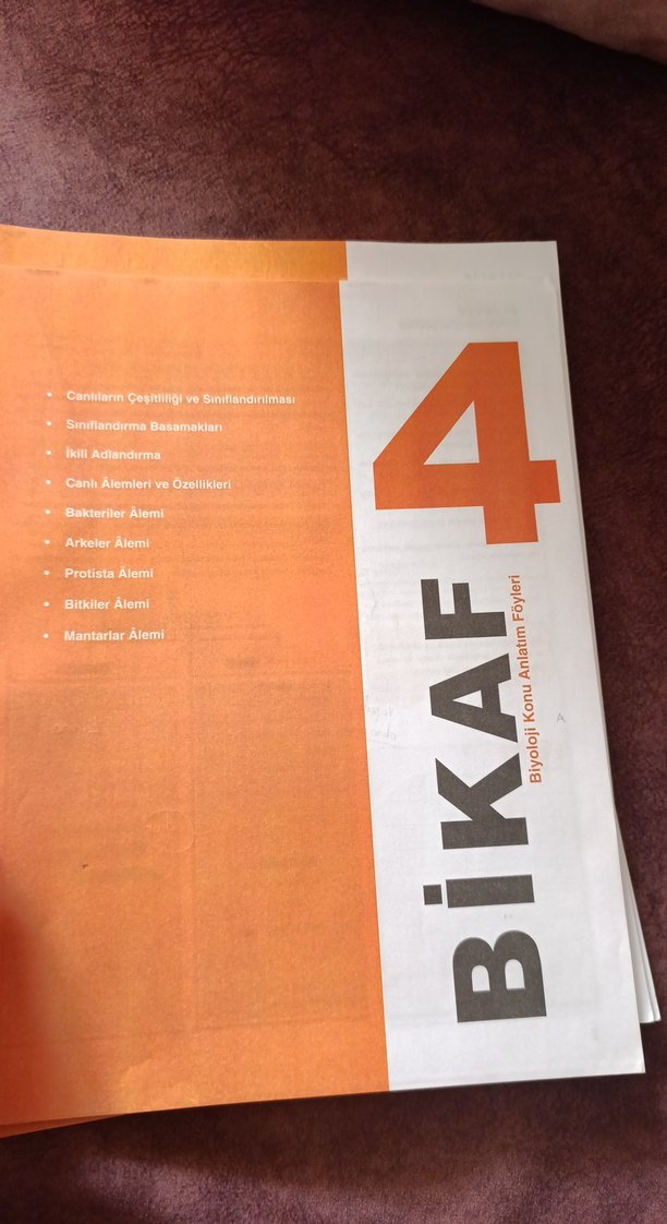 TYT Biyoloji Konu Anlatım Föyleri - Görsel 2