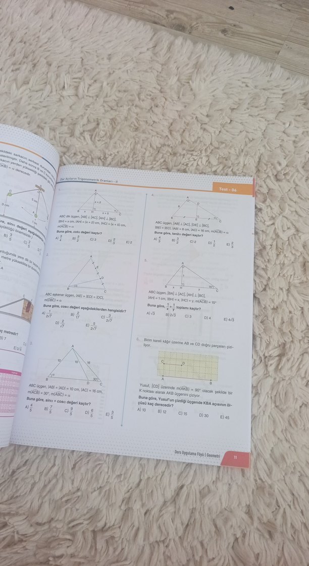 DUF TYT-AYT Geometri Soru Kitabı - Görsel 4