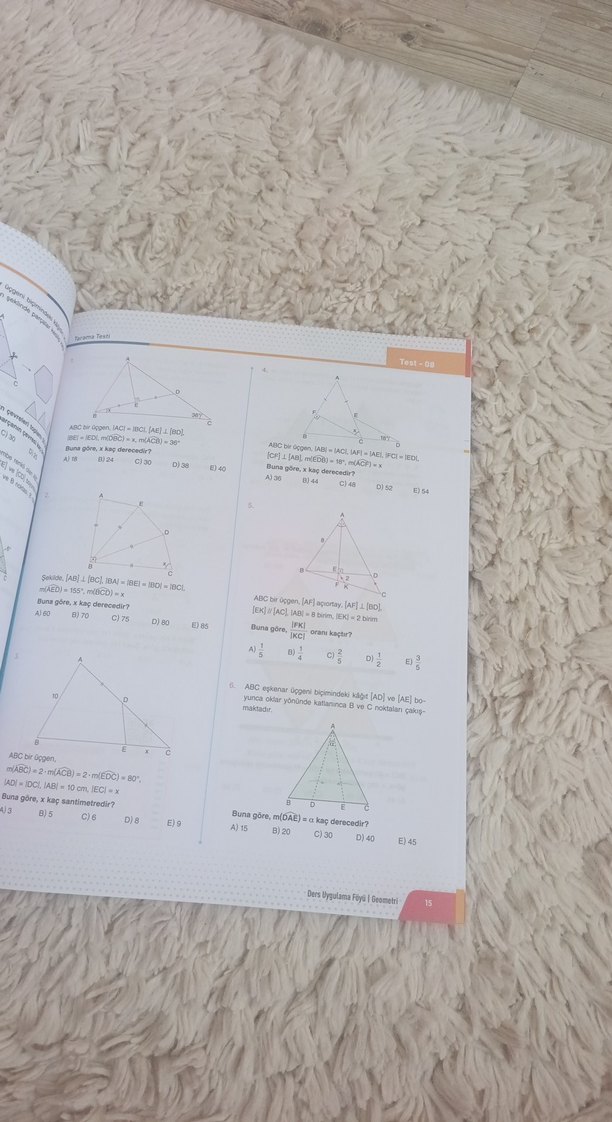 DUF TYT-AYT Geometri Soru Kitabı - Görsel 3