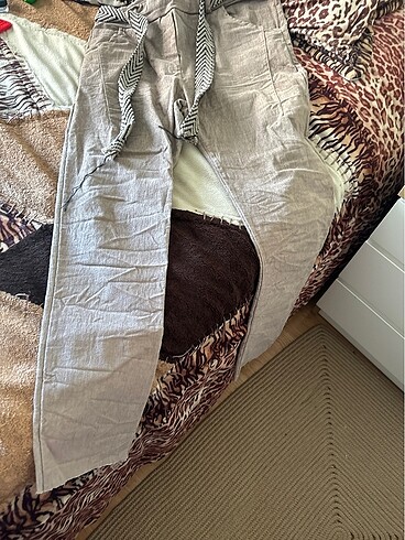 38 Beden camel Renk Kadife pantolon