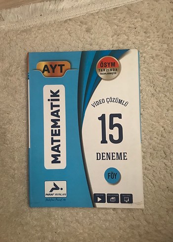 AYT Matematik 15 Deneme Sınavı