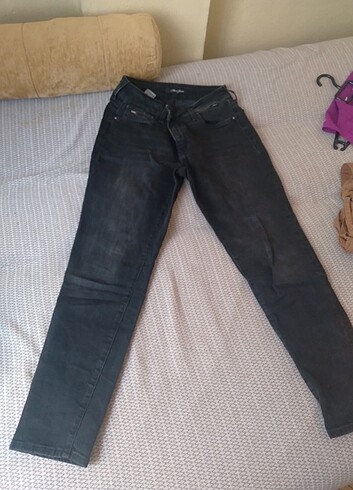 s Beden siyah Renk Mavi Jeans Siyah Kot Pantolon