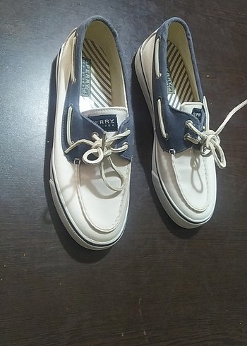 Sperry  top-sider Erkek- Bayan Beyaz Bağcıklı Casual Ayakkabı - Görsel 2