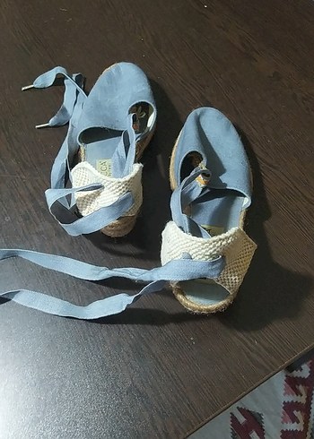Mavi Denim Kadın Dolgu Topuk Espadril - Görsel 4