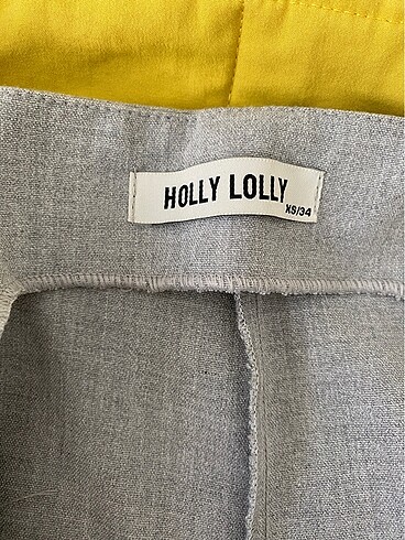 xs Beden gri Renk Holly Lolly Gri Kumaş Pantolon