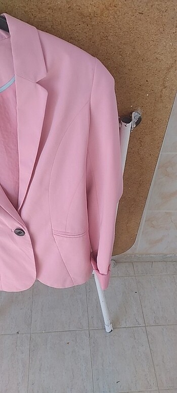 s Beden pembe Renk Pembe ceket