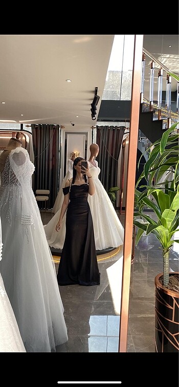 38 Beden Taş detaylı abiye