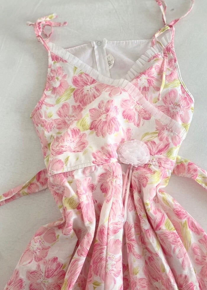 Coquette Çiçekli Elbise - Görsel 2