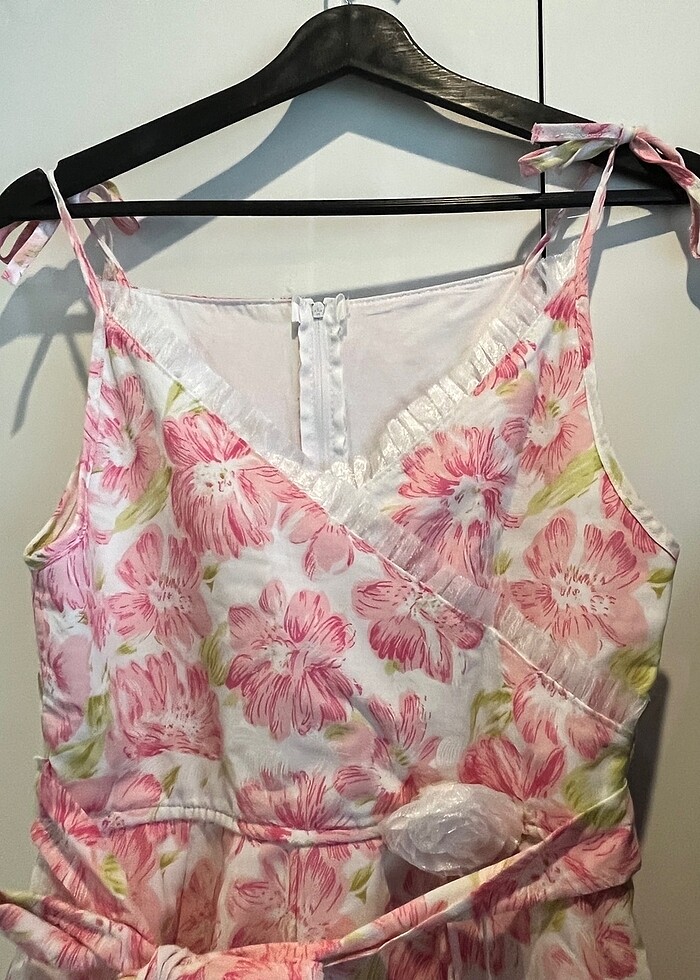 Coquette Çiçekli Elbise - Görsel 3