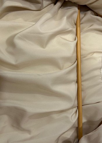 Bej krem kız çocuk zara mont - Görsel 6