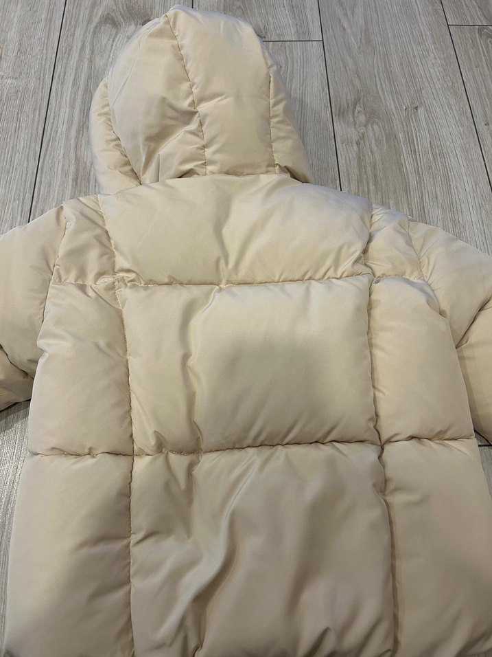 Bej krem kız çocuk zara mont - Görsel 5