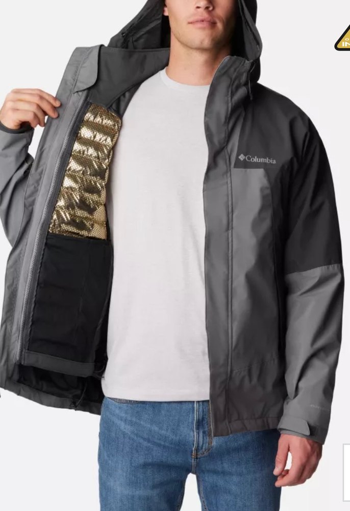 Columbia Gri Erkek 3in1 mont - Görsel 5