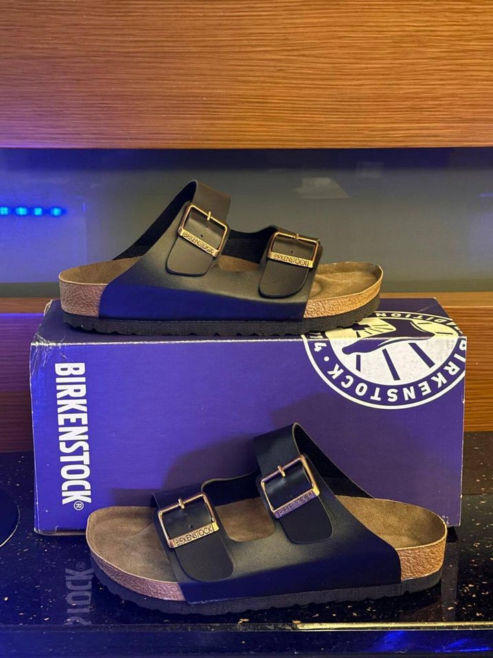 Erkek Lacivert Toka Detaylı Sandalet - Görsel 4